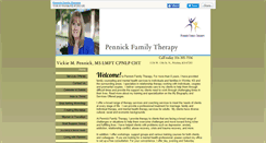 Desktop Screenshot of pennickfamilytherapy.com